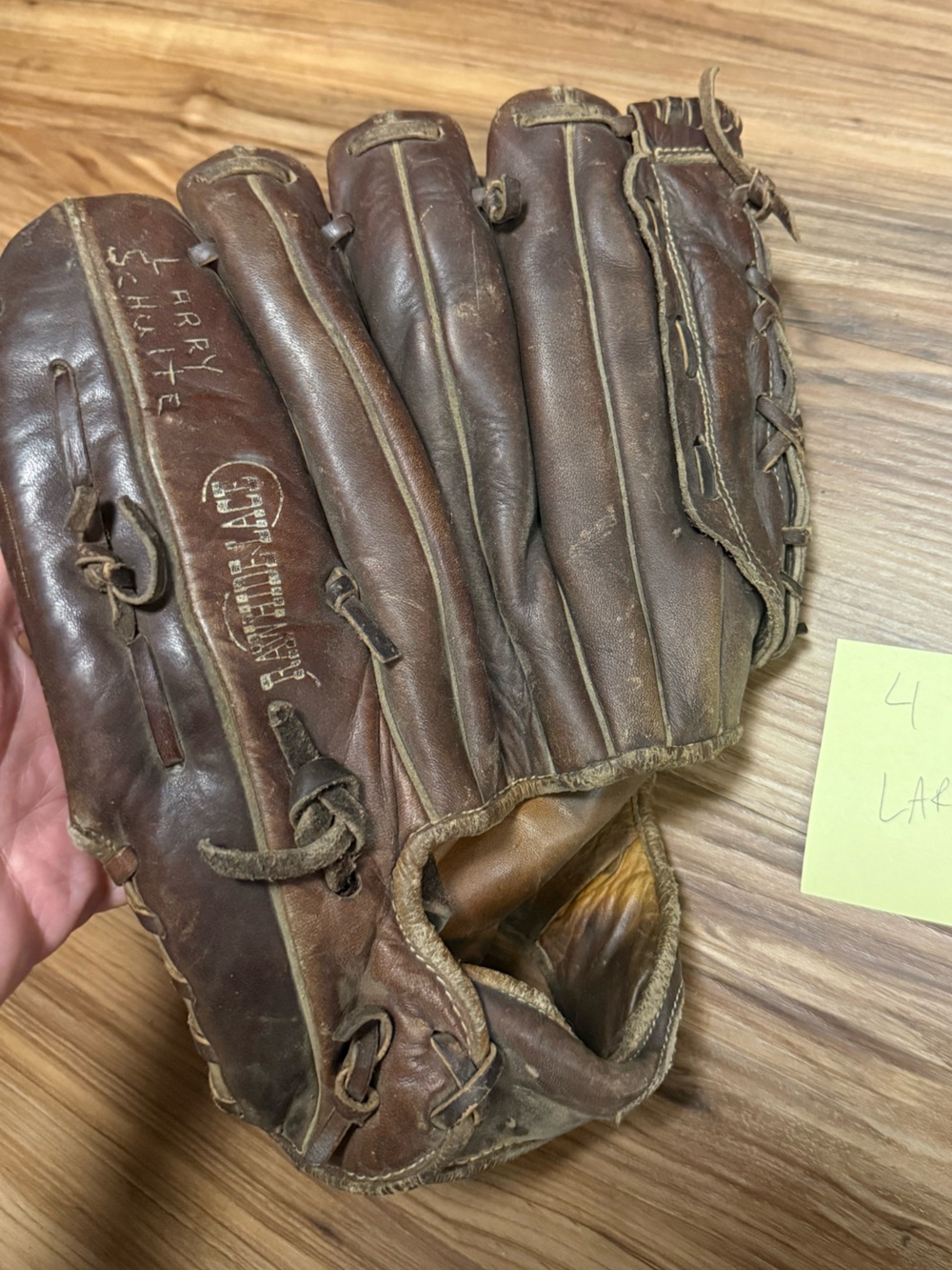 Vintage Nokona leather (professional model) baseball glove (era 1950-60’s)